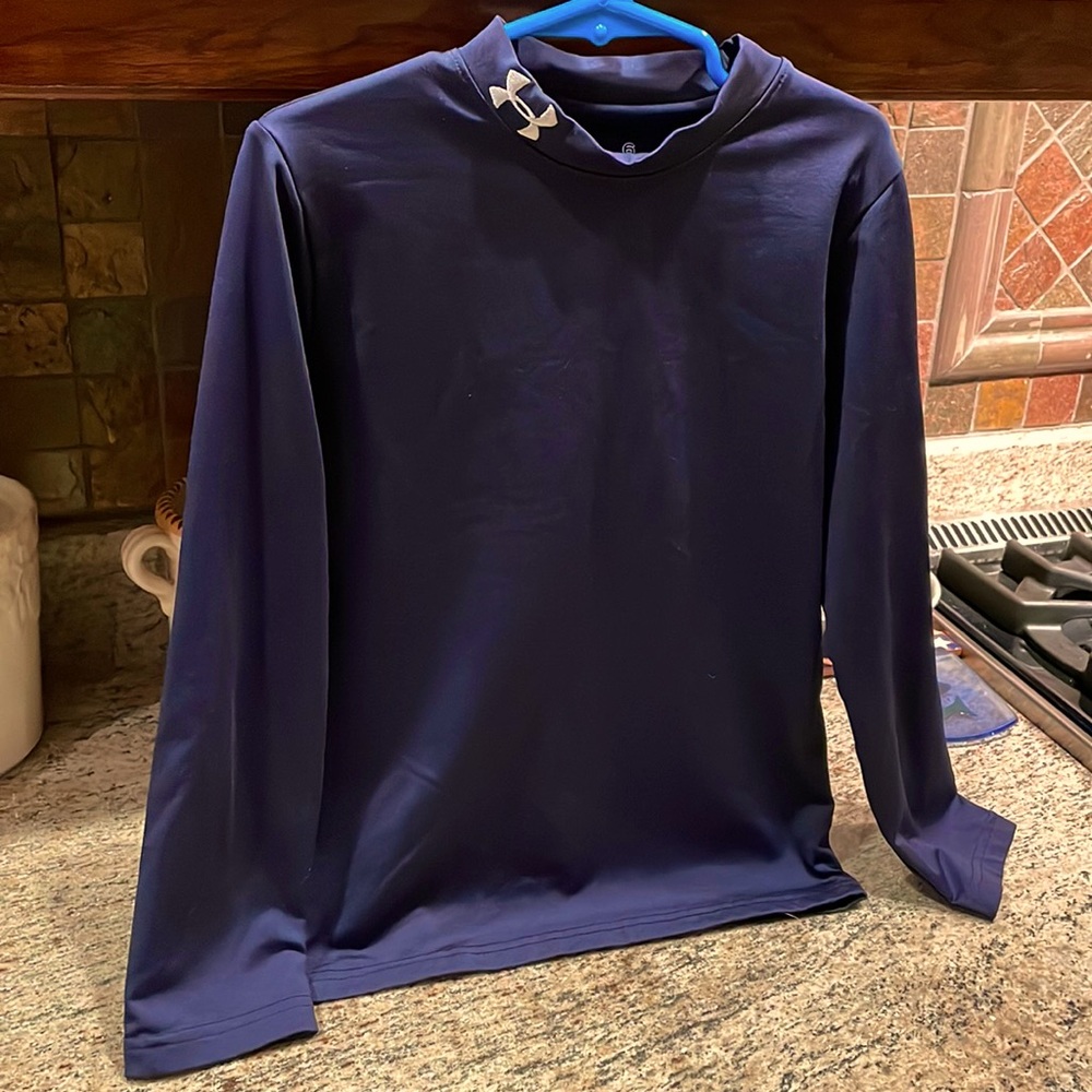 Under Armour mock turtleneck.
